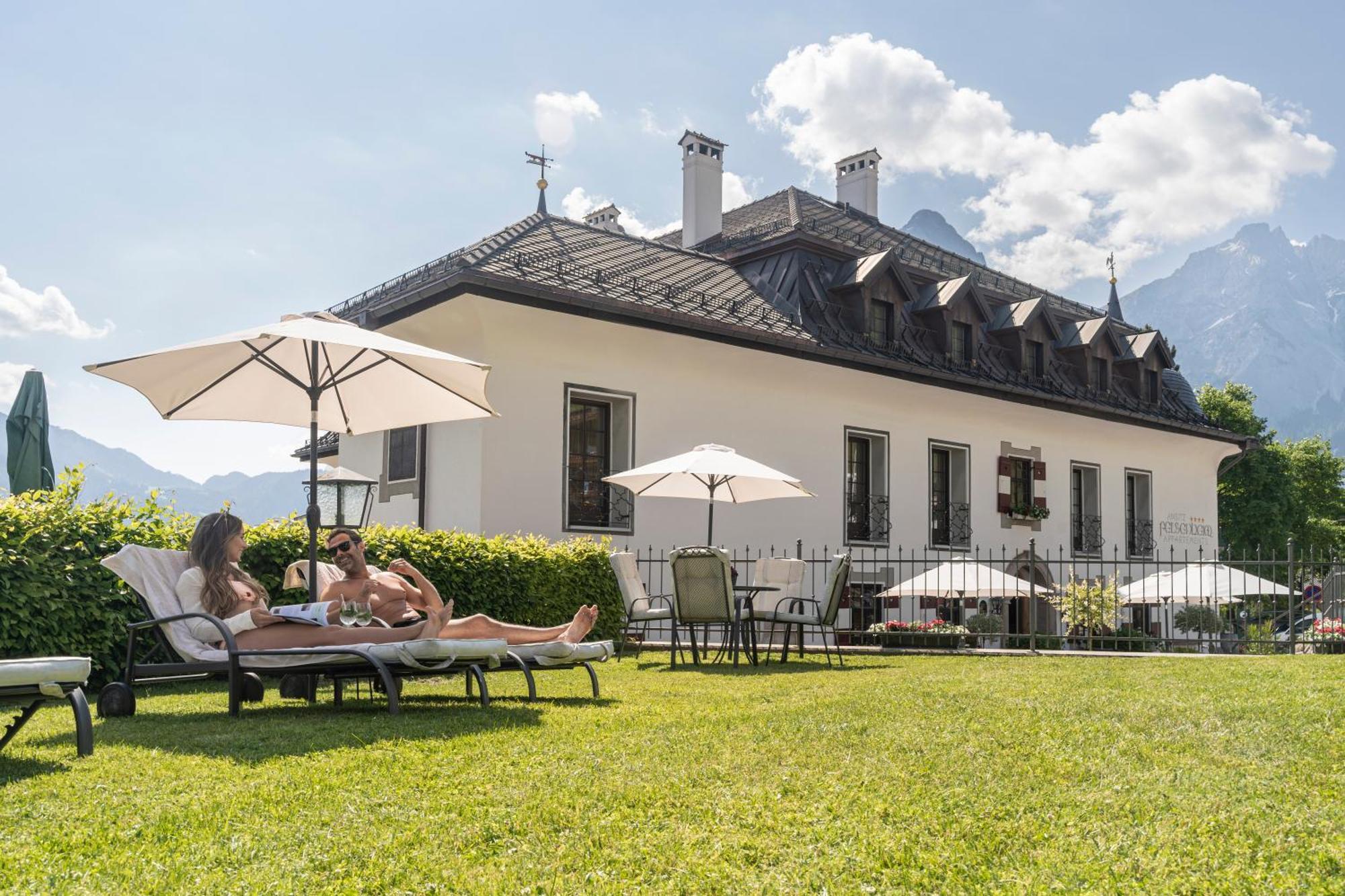 Aparthotel Ansitz Felsenheim Lermoos Exteriér fotografie